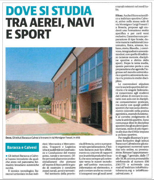 Giornale di Brescia – 07/01/2021